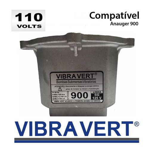 Caneca ou Motor que serve Bomba Submersa Vibratoria Modelo Vibra Vert 900 110/127V