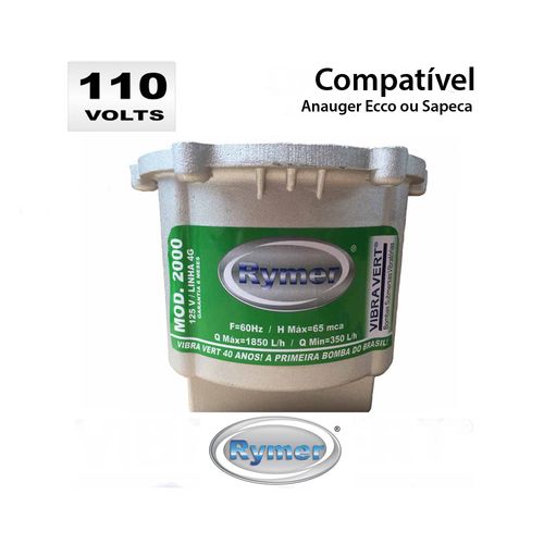 Caneca ou Motor que serve Bomba Submersa Vibratoria Modelo Rymer 2000 em 110/127V