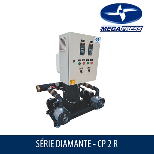 Pressurizador Megapress CP8815 - 2R - Série Diamante R 2 Bombas 2x3Cv 3x220V Trifasico