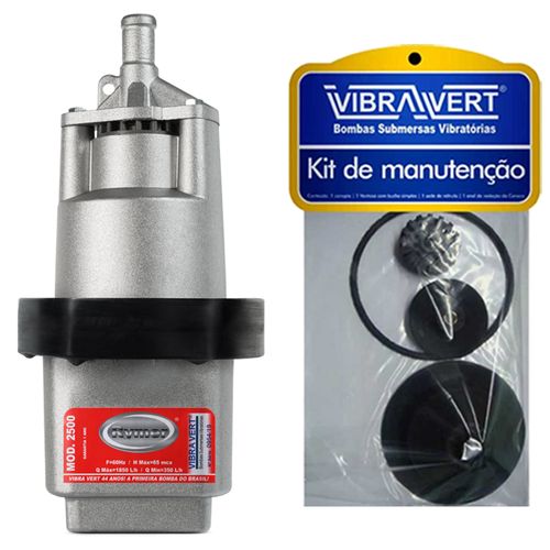 Bomba Submersa De Poço Rymer 2500 + Kit de Manutenção Extra em 220V