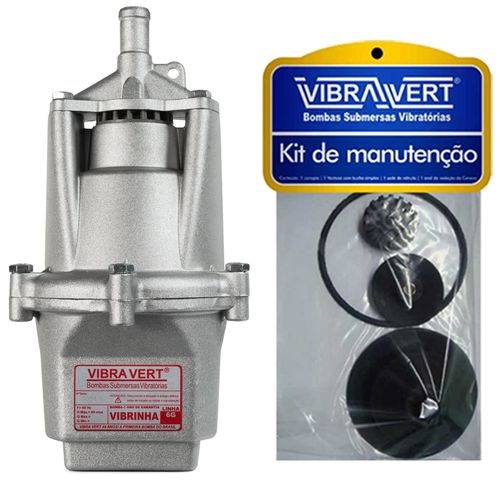 Bomba Submersa De Poço + Kit de Manutenção Extra Vibrinha 110/127V