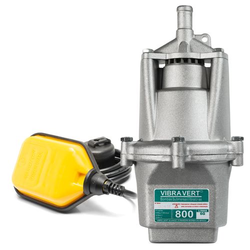 Bomba Submersa De Poço + Boia De Nivel Vibra Vert 800 220V