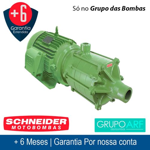 Bomba Multiestagio Schneider ME AL 2375 V 7,5Cv 220/380/440/760V Trifásica