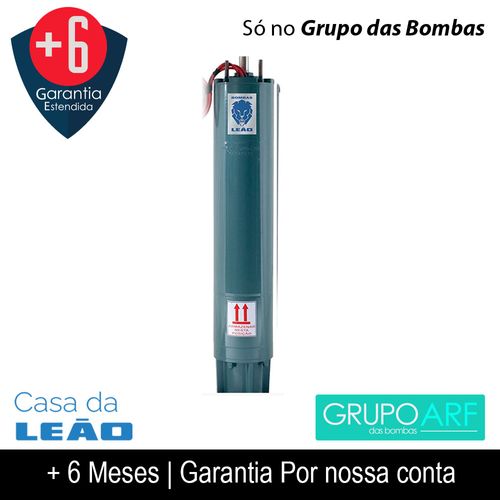 Motor da bomba Leão -9HP 6 polegadas Trifasico 220V