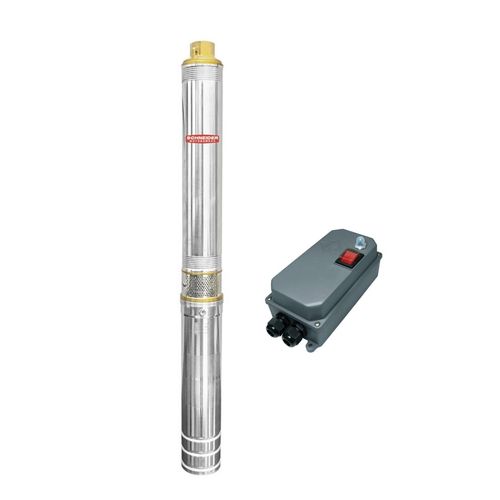 Bomba Submersa Schneider 3" Polegadas 3R3PB-13 3/4Cv 127v Monofasico Com Painel