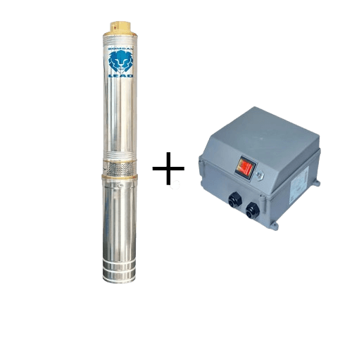 Bomba Submersa Leão 3" Polegadas 3R3PB-25 1,5Cv 127v Monofasico Com Painel