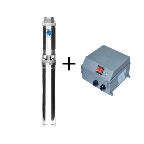Bomba Submersa Leão 4" Polegadas 4R3PA-13 1,5Cv 220V Monofasico B25 Com Painel